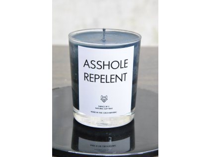 IRONIC CANDLES - sójová svíčka/ ASSHOLE REPELENT