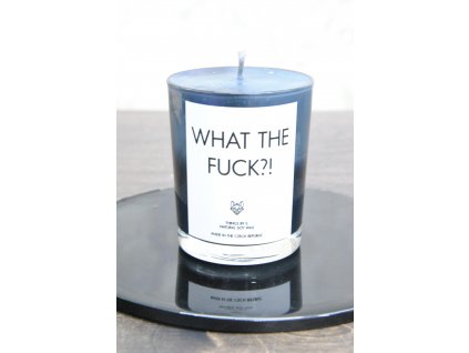 IRONIC CANDLES - sójová svíčka/ WHAT THE FUCK?!