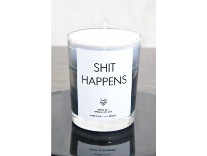 Things by E. - IRONIC CANDLES - SHIT HAPPENES/ limited edition - lesní ovoce