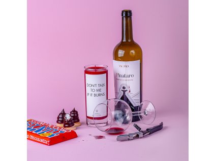 IRONIC CANDLES - sójová svíčka/ DONT TALK TO ME IF IT BURNS