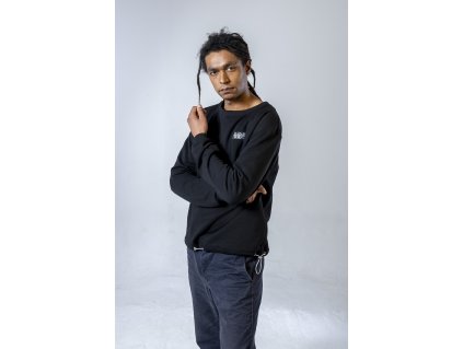 BARAE pánská mikina all black kolekce