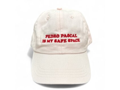 DARK CAP - kšiltovka PEDRO PASCAL IS MY SAFE SPACE / SVĚTLE RŮŽOVÁ