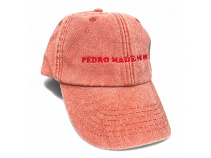DARK CAP - kšiltovka PEDRO MADE ME DO IT / ORANŽOVÁ WASHED