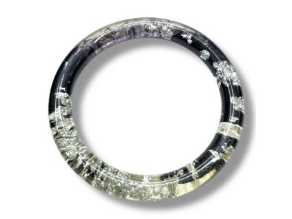 Things by E. náramek Treasures s plátky stříbra