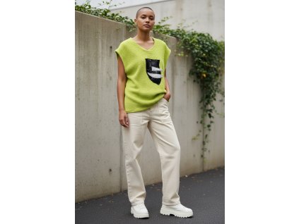 KUDLA šaty pletené neonové MALBA