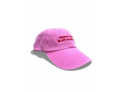 DARK CAP - kšiltovka PEDRO PASCAL IS MY SAFE SPACE / tmavě RŮŽOVÁ