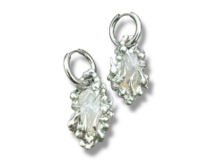 SUBB Jewelry náušnice MIST s růženíny - double