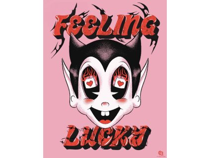 CLARIE ART A5 Valentýnka - karta FEELING LUCKY