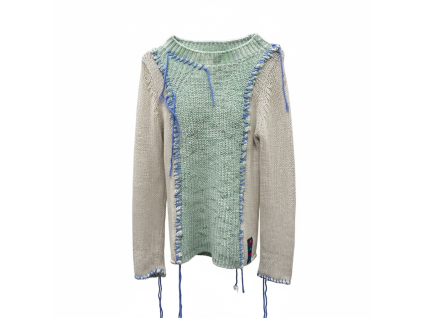 Daniel Folklor -Upcyklovaný svetr - modrozelený