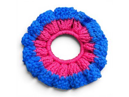 CARAMBOL TEXTURES háčkovaná scrunchie gumička - GUMMIES