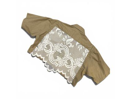 Daniel Folklor upcycled  košile- bežová