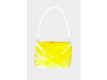 FLUFFS yellow purse