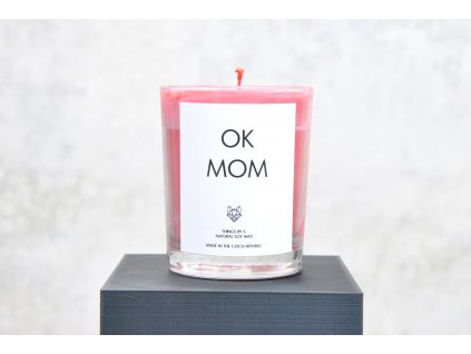 IRONIC CANDLES - sójová svíčka/OK MOM
