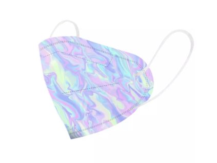 Respirátor FFP2 / KN95 barevná maska  - oil slick