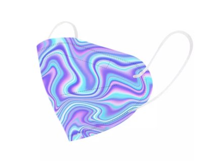 Respirátor FFP2 / KN95 barevná maska  - oil slick II.