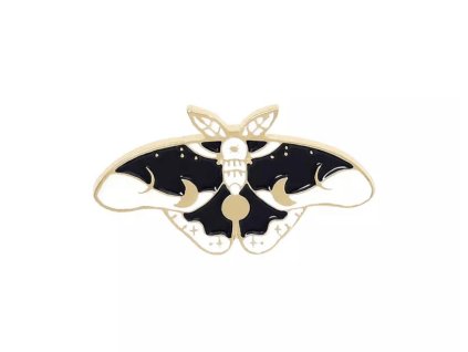 Pin / Brož Odznáček - Můra / NIGHT MOTH