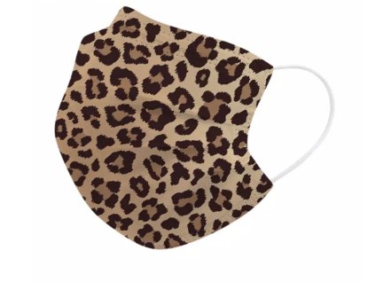 Jednorázová rouška / maska / ústenka - LEOPARD