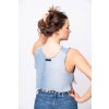 crop top blue back