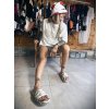 City Folklore - Forever Fracek short boxy top bílá