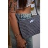 BŽENDY COLLECTIVE - háčkovaná kabelka crossbody - Meredith / VÍNOVÁ