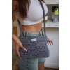 BŽENDY COLLECTIVE - háčkovaná kabelka crossbody - Meredith / VÍNOVÁ
