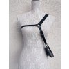 HOT CONTENTS LEATHER kožená kabelka / harness - polohovatelná 3v1 - bronz