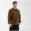 A_SSIMETRIA unisex kimono hnědé