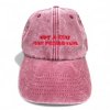Dark cap- kšiltovka NOT A CULT JUST PEDRO FANS. / Červená washed