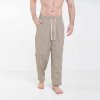 A_SSIMETRIA béžové windbreaker pants - parashute baloon beige