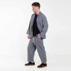 A_SSIMETRIA šedé windbreaker pants - parashute baloon gray