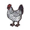 Pin / Brož Odznáček - slepice - WHITE CHICKEN