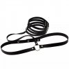 CHOKER / bodypiece harness černý koženkový II.