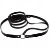 CHOKER / bodypiece harness černý koženkový II.