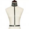 CHOKER / bodypiece harness černý koženkový II.