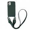 IPHONE Crossbody kryt / závěs na telefon s popruhem - temně zelená