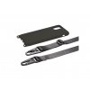 IPHONE Crossbody kryt / závěs na telefon s popruhem - vínový kryt / vínový popruh