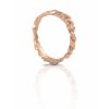La Dominique Prsten GI uzavřený, Ag 925/1000 pozlacený rose gold