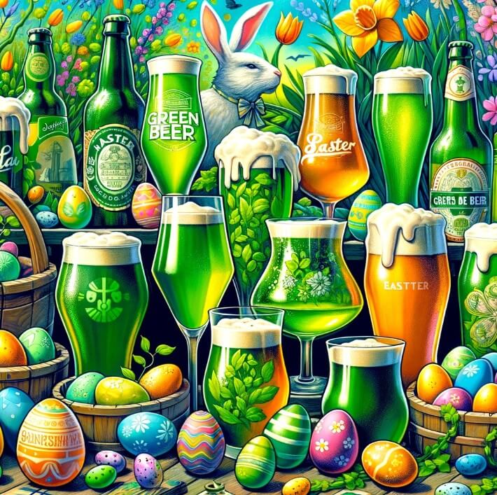 zelené pivo