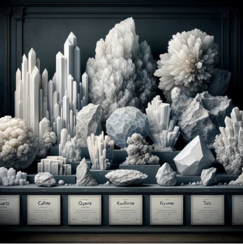 Bílé minerály