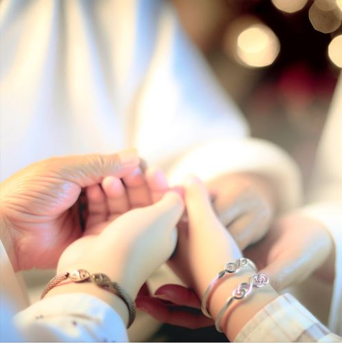 Máma a dcera náramky