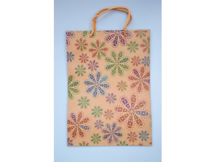 Dárková taška papírová KRAFT - L
