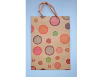 Dárková taška papírová KRAFT - L