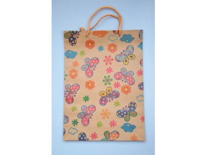 Dárková taška papírová KRAFT - L