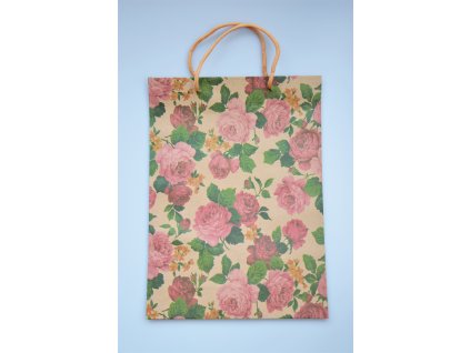 Dárková taška papírová KRAFT - L