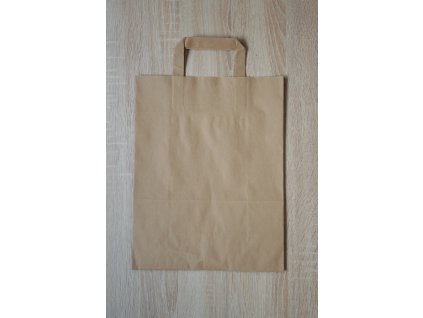 Papírová taška přírodní - 35 cm