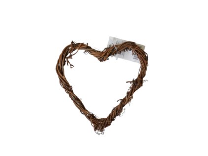 Přírodní dekorační srdce