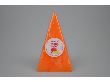 Svíčka Aromis jehlan oranžová - Exotic mango