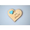 Dřevěné srdíčko - Pro družbu