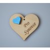 Dřevěné srdíčko - Pro synovce