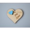 Dřevěné srdíčko - Pro syna